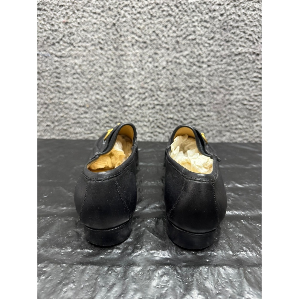 Vintage Gucci Classic Horsebit Slip On Casual Loafers Black Womens 39.5B EU - Picture 3 of 11